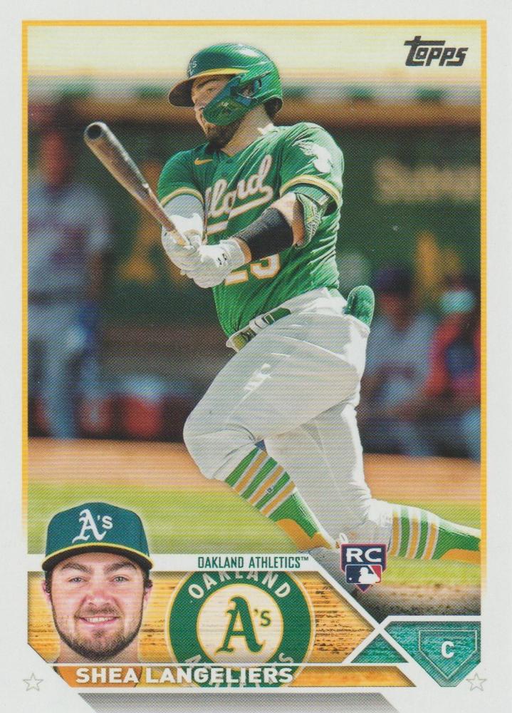 Shea Langeliers #127 Oakland Athletics | 2023 Topps