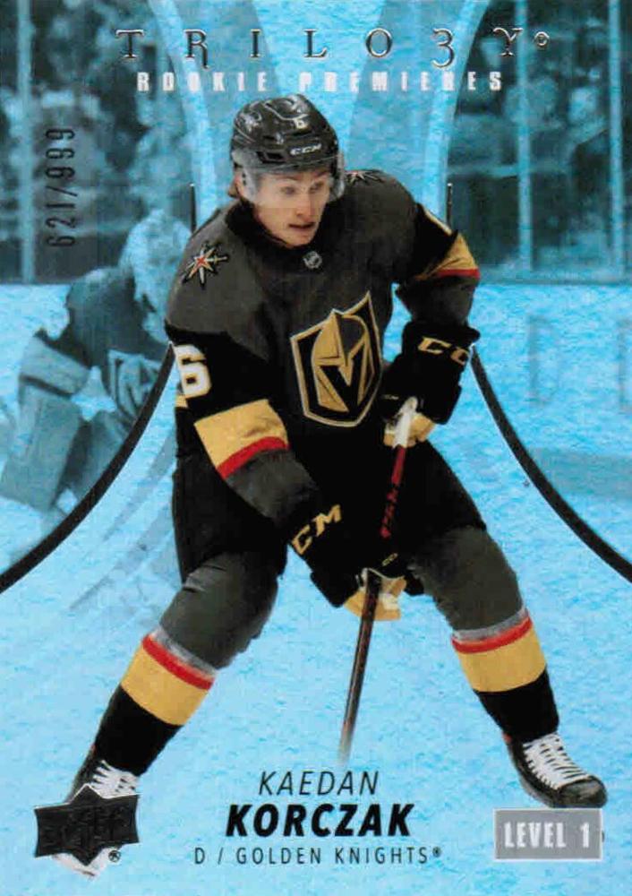 Kaedan Korczak #127 Vegas Golden Knights | 2022-23 Upper Deck Trilogy