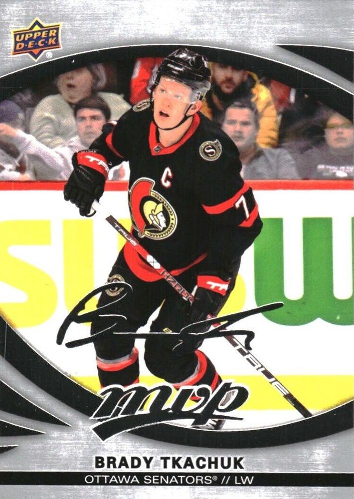 Brady Tkachuk #127 Ottawa Senators | 2023-24 Upper Deck MVP Silver Script