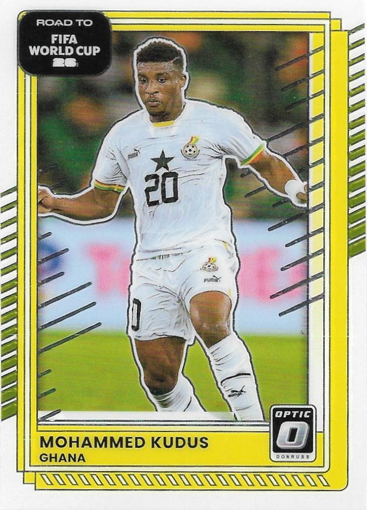 Mohammed Kudus #127 Ghana | 2025-26 Donruss Road to FIFA World Cup Optic Parallel