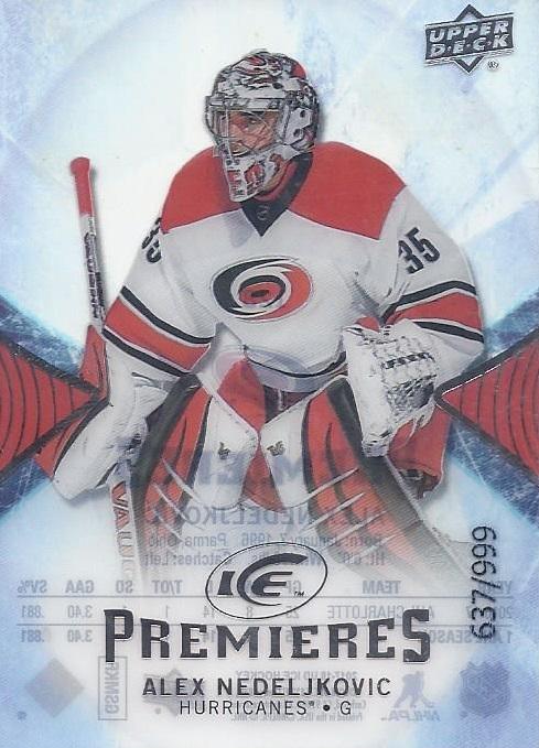 Alex Nedeljkovic #128 Carolina Hurricanes | 2017-18 Upper Deck Ice