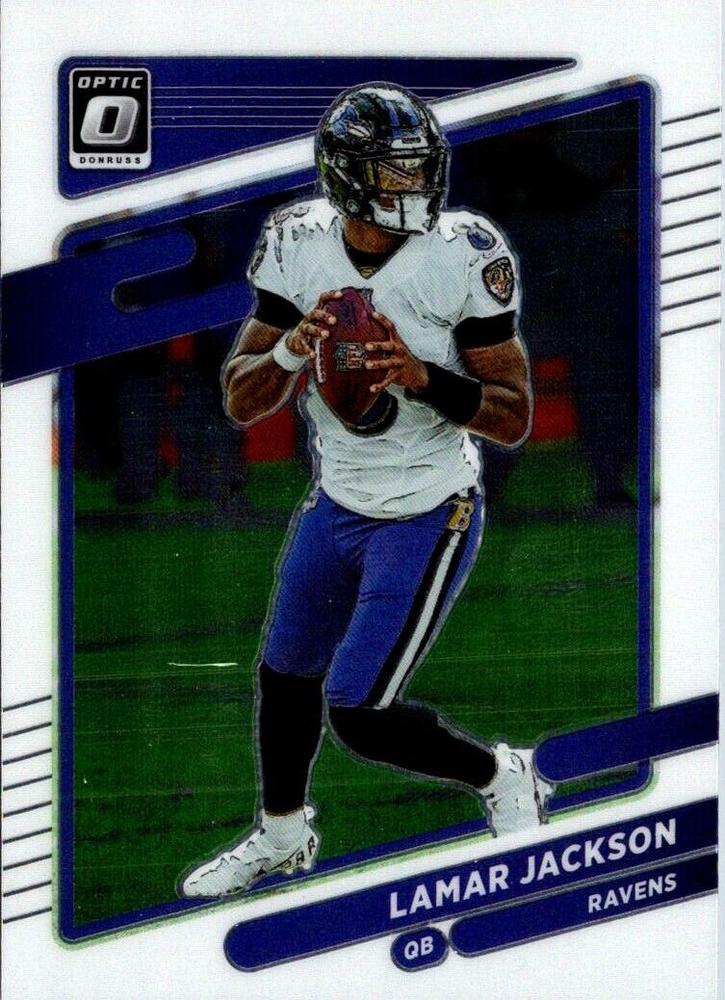 Lamar Jackson #128 Baltimore Ravens | 2021 Donruss Optic | NFL Football