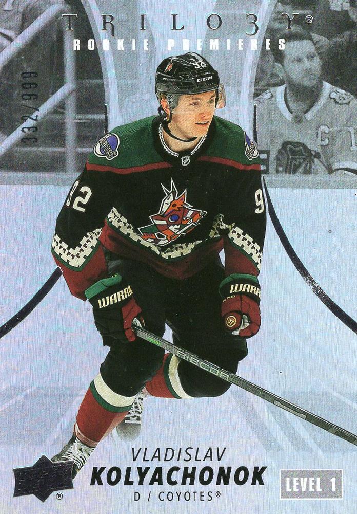 Vladislav Kolyachonok #128 Arizona Coyotes | 2022-23 Upper Deck Trilogy