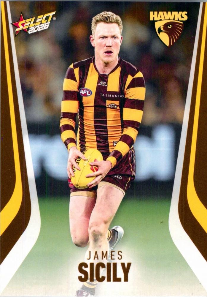 James Sicily #128 Hawthorn Hawks | 2026 Select AFL Footy Stars