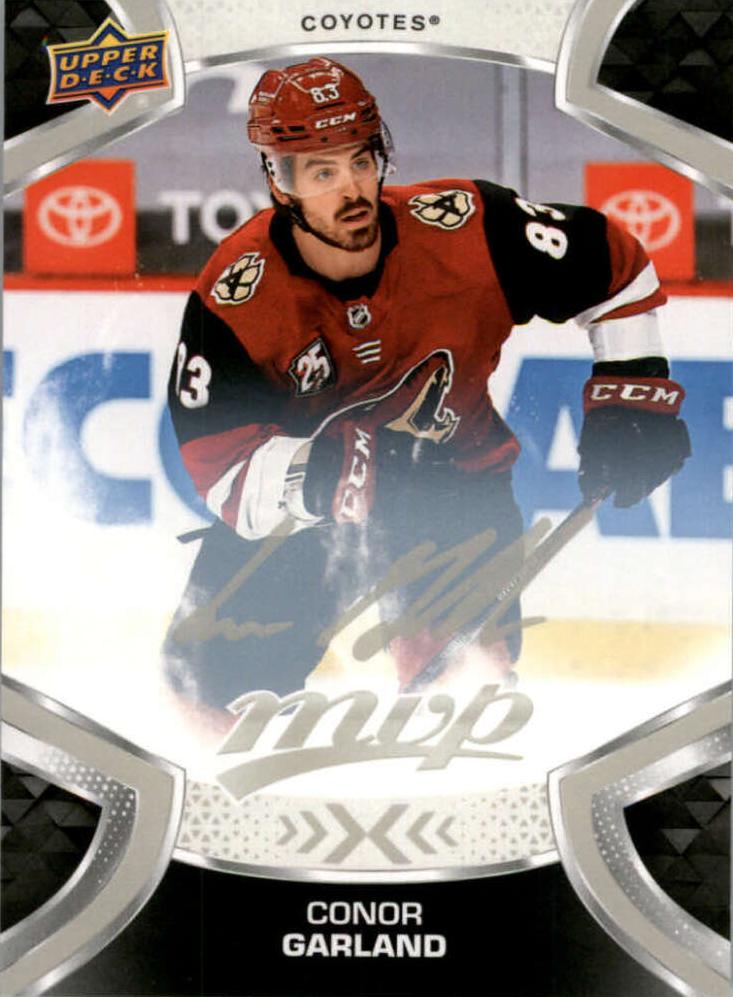 Conor Garland #129 Arizona Coyotes | 2021-22 Upper Deck MVP Silver Script
