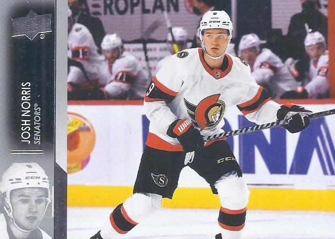 Josh Norris #129 Ottawa Senators | 2021-22 Upper Deck