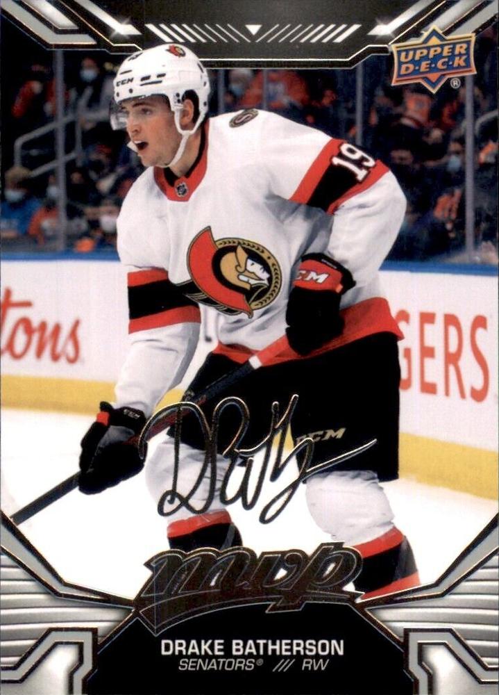 Drake Batherson #129 Ottawa Senators | 2022-23 Upper Deck MVP Silver Script