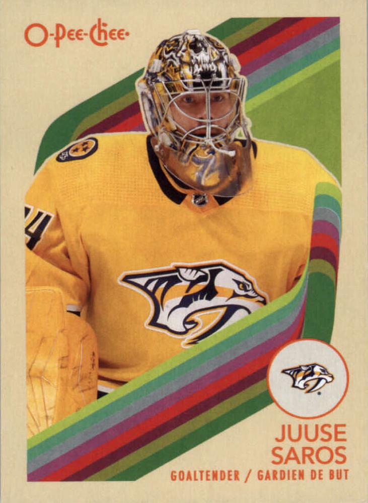 Juuse Saros #129 Nashville Predators | 2023-24 O-Pee-Chee Retro