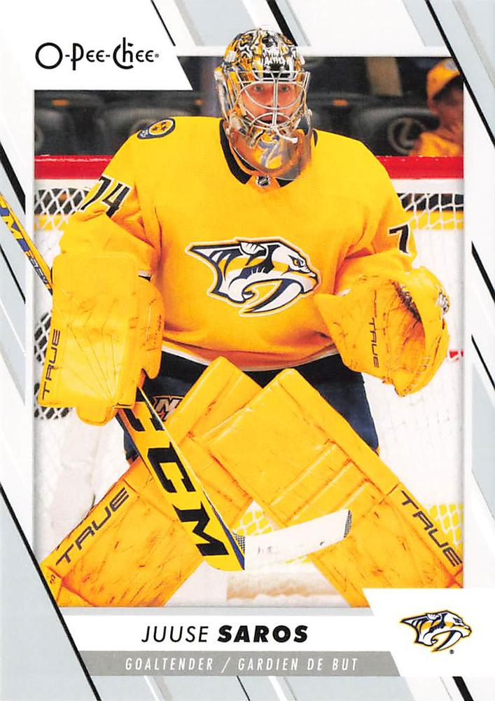 Juuse Saros #129 Nashville Predators | 2023-24 O-Pee-Chee Hockey