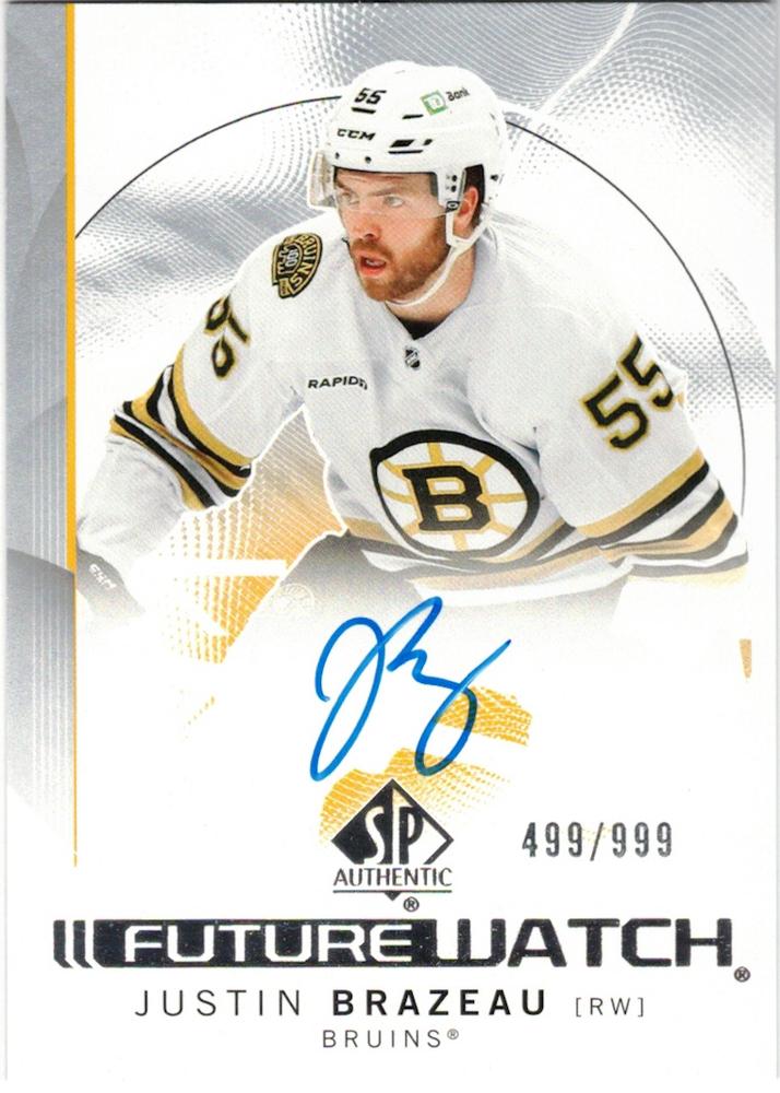 Justin Brazeau #129 Boston Bruins | 2024-25 SP Authentic