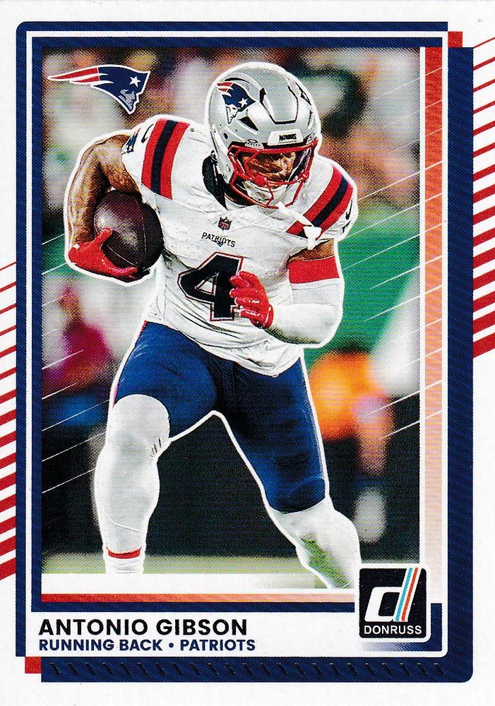 Antonio Gibson #129 New England Patriots | 2025 Donruss | NFL Football