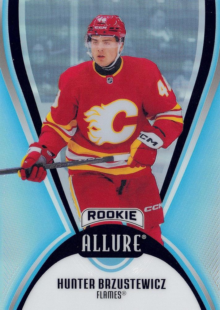 Hunter Brzustewicz #129 Calgary Flames | 2025-26 Upper Deck Allure