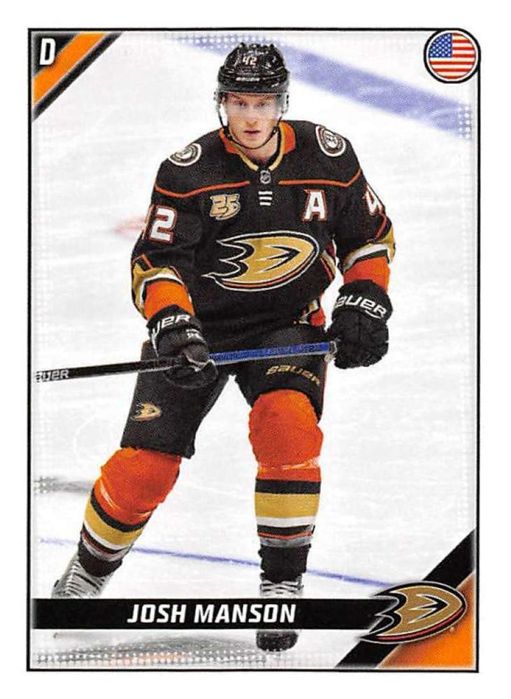 Josh Manson #12 Anaheim Ducks | 2019-20 Topps NHL Sticker Collection