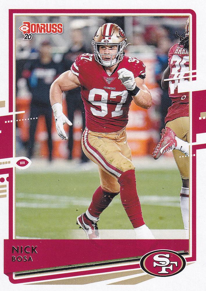 Nick Bosa #12 San Francisco 49ers | 2020 Panini Donruss | NFL Football