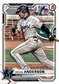 Brian Anderson #12 Miami Marlins | 2021 Bowman