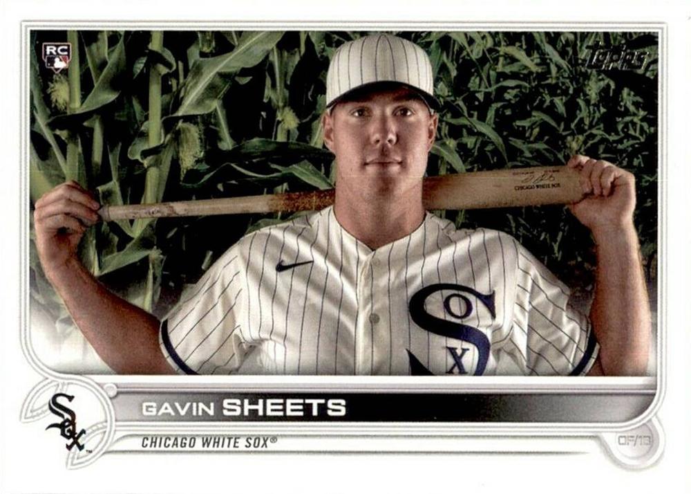 Gavin Sheets #12 Chicago White Sox (Standing in cornfield) | 2022 Topps