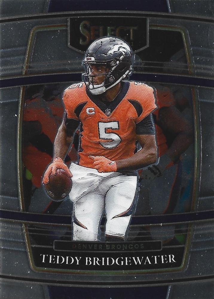 Teddy Bridgewater #12 Denver Broncos | 2021 Panini Select |  | NFL Football