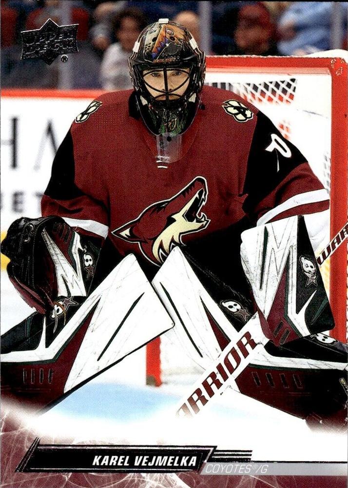 Karel Vejmelka #12 Arizona Coyotes | 2022-23 Upper Deck