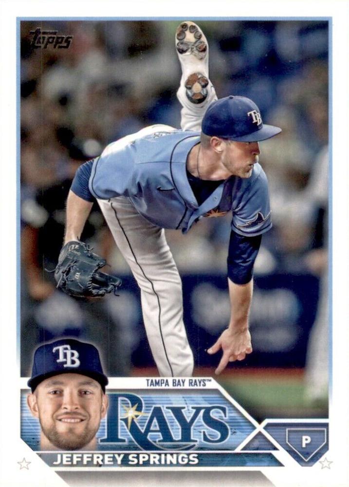 Jeffrey Springs #12 Tampa Bay Rays | 2023 Topps