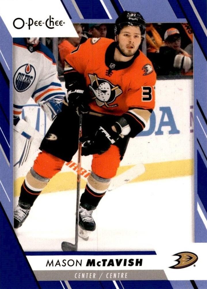 Mason McTavish #12 Anaheim Ducks | 2023-24 O-Pee-Chee Blue Border
