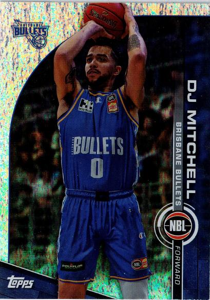 DJ Mitchell #12 Brisbane Bullets | 2023-24 Topps NBL - Opal Parallel
