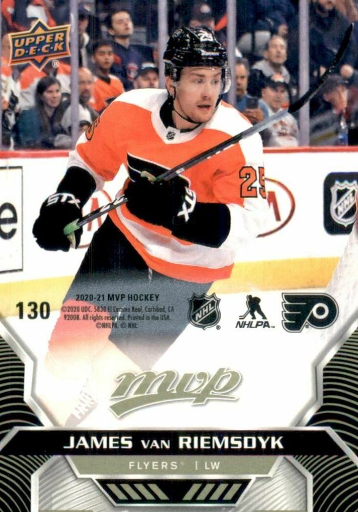 James van Riemsdyk #130 Philadelphia Flyers | 2020-21 Upper Deck MVP Puzzle Backs