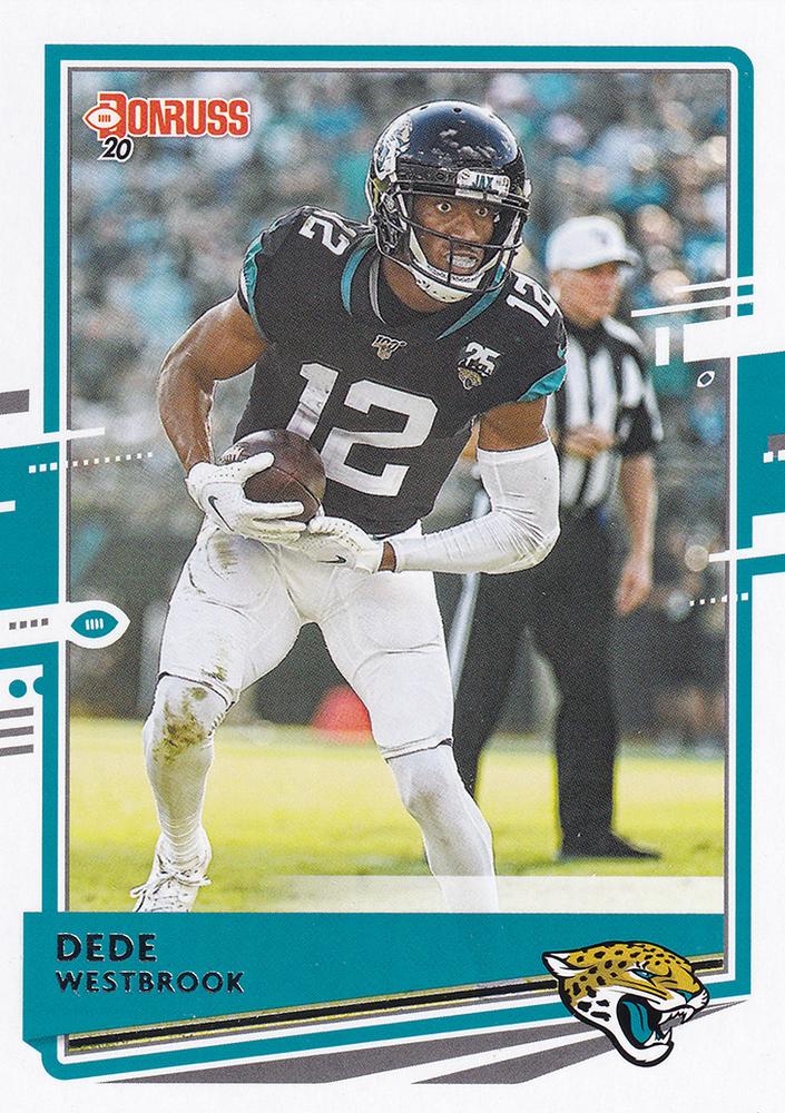 Dede Westbrook #130 Jacksonville Jaguars | 2020 Panini Donruss | NFL Football