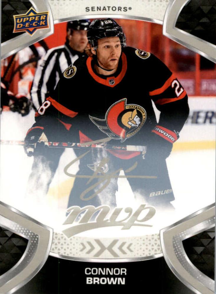 Connor Brown #130 Ottawa Senators | 2021-22 Upper Deck MVP Silver Script