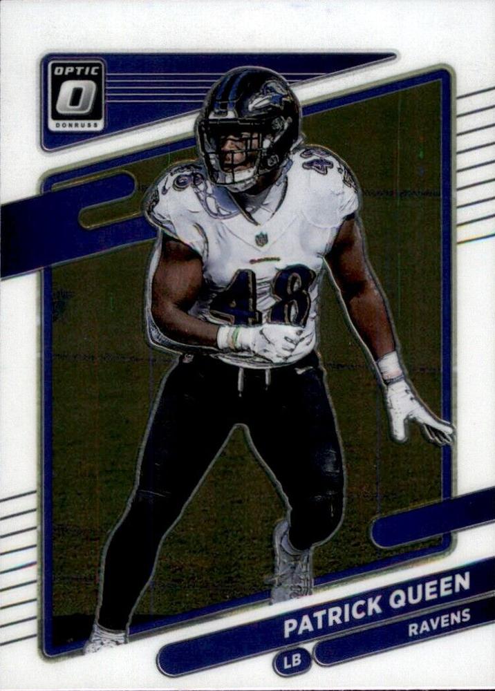 Patrick Queen #130 Baltimore Ravens | 2021 Donruss Optic | NFL Football