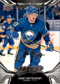 Casey Mittelstadt #130 Buffalo Sabres | 2022-23 Upper Deck MVP Silver Script
