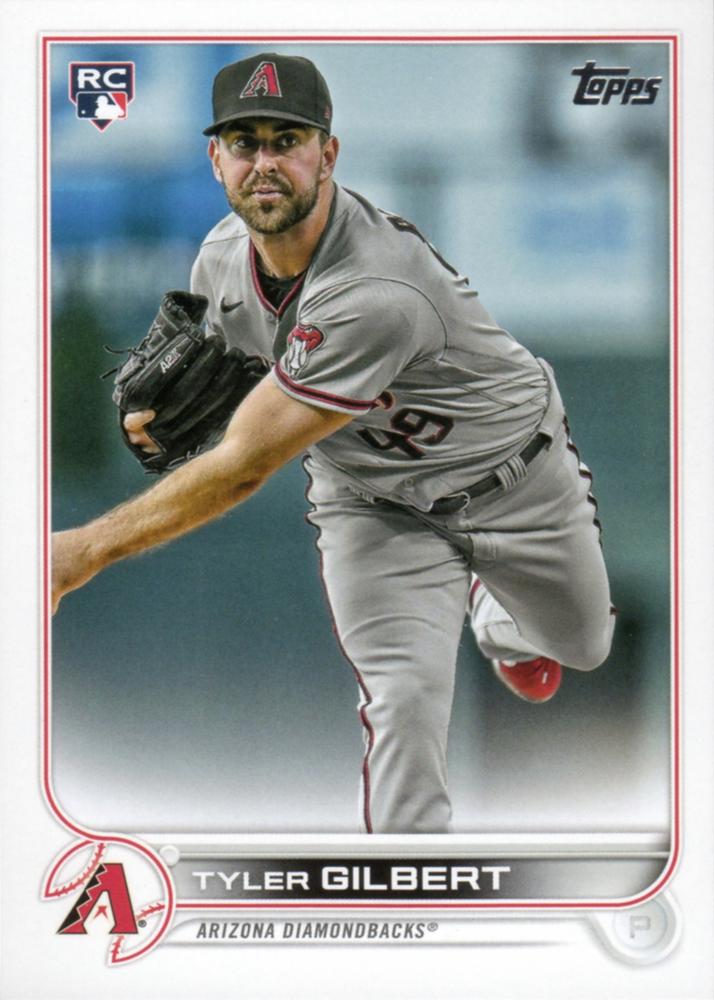 Tyler Gilbert #130 Arizona Diamondbacks (Factory set, Large RC logo) | 2022 Topps