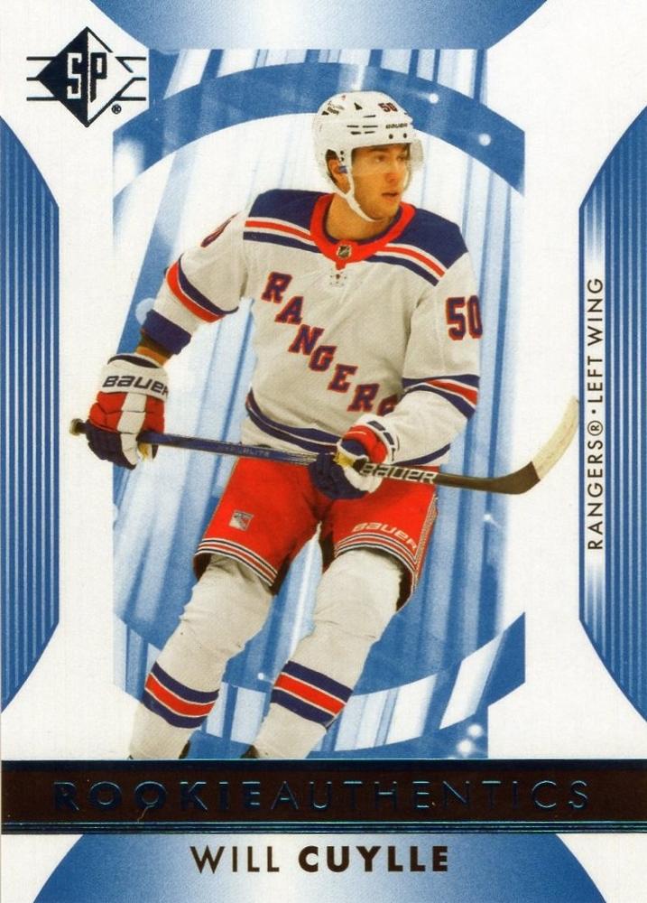 Will Cuylle #130 New York Rangers Rookie Authentics | 2023-24 SP Blue