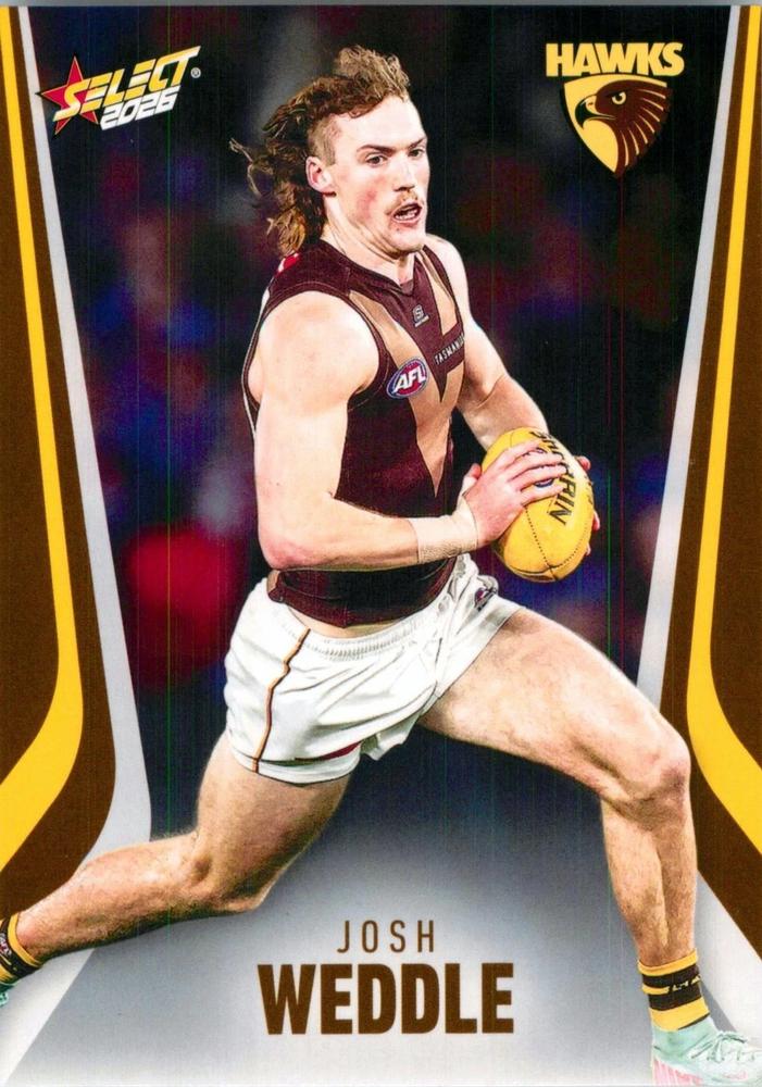 Josh Weddle #130 Hawthorn Hawks | 2026 Select AFL Footy Stars