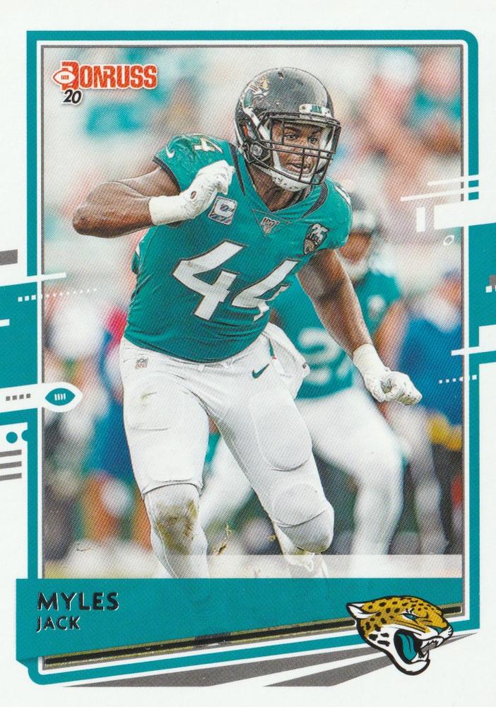 Myles Jack #131 Jacksonville Jaguars | 2020 Panini Donruss | NFL Football