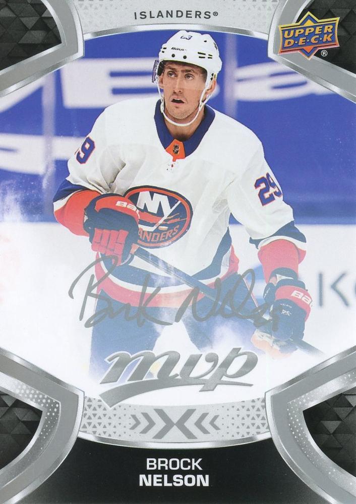Brock Nelson #131 New York Islanders | 2021-22 Upper Deck MVP Silver Script