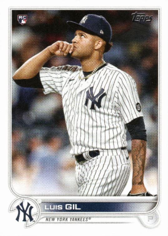 Luis Gil #131 New York Yankees (Kissing hand) | 2022 Topps