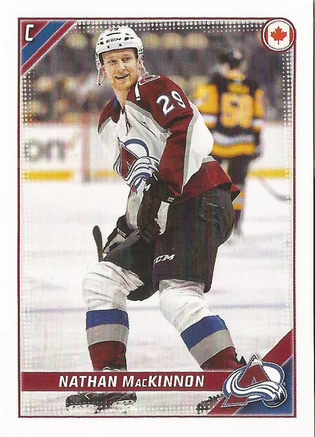 Nathan MacKinnon #132 Colorado Avalanche | 2019-20 Topps NHL Sticker Collection