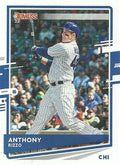 Anthony Rizzo #132 Chicago Cubs ("Chi-Town" and old Donruss logo on back) | 2020 Donruss