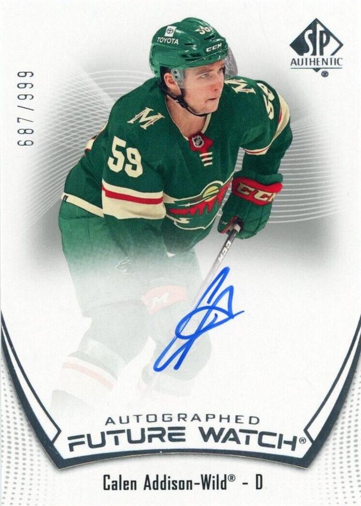 Calen Addison #133 Minnesota Wild | 2021-22 SP Authentic