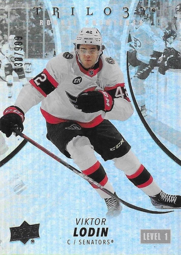 Viktor Lodin #133 Ottawa Senators | 2022-23 Upper Deck Trilogy