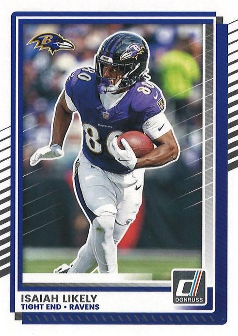 Isaiah Likely #133 Baltimore Ravens | 2025 Donruss | NFL Football