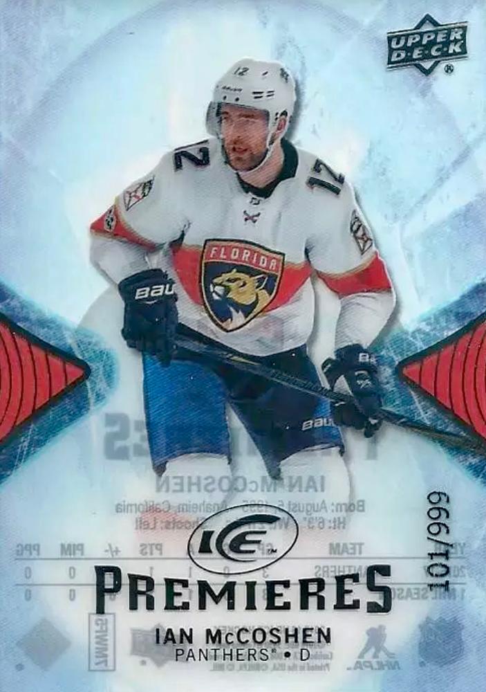 Ian McCoshen #134 Florida Panthers | 2017-18 Upper Deck Ice