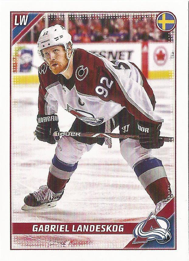 Gabriel Landeskog #134 Colorado Avalanche | 2019-20 Topps NHL Sticker Collection