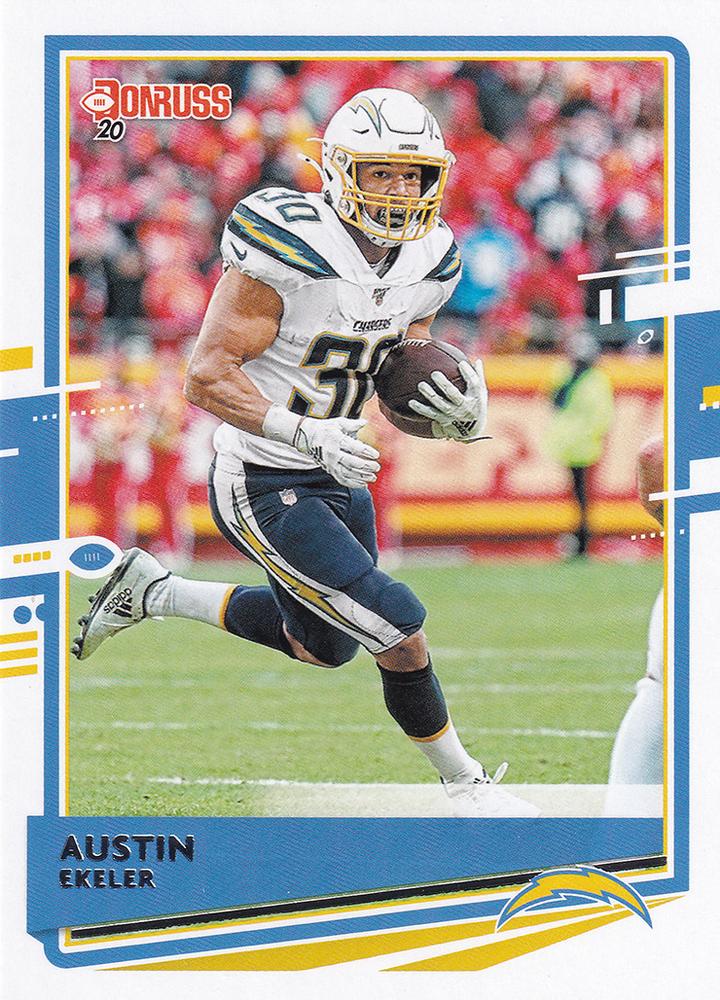 Austin Ekeler #134 Los Angeles Chargers | 2020 Panini Donruss | NFL Football