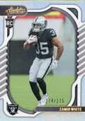Zamir White #134 Las Vegas Raiders | 2022 Panini Absolute | NFL Football