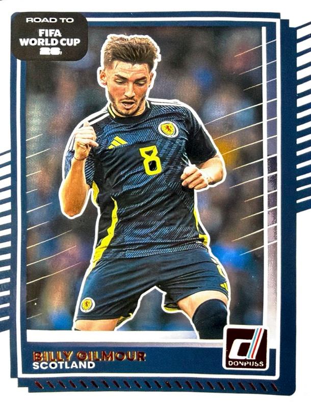 Billy Gilmour #134 Scotland | 2025-26 Donruss Road to FIFA World Cup