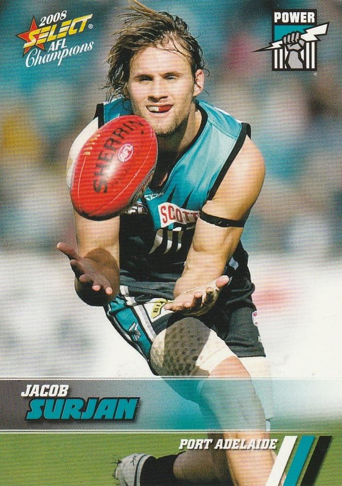 Jacob Surjan #135 Port Adelaide Power | 2008 Select AFL Champions