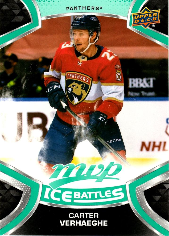 Carter Verhaeghe #135 Florida Panthers | 2021-22 Upper Deck MVP Ice Battles