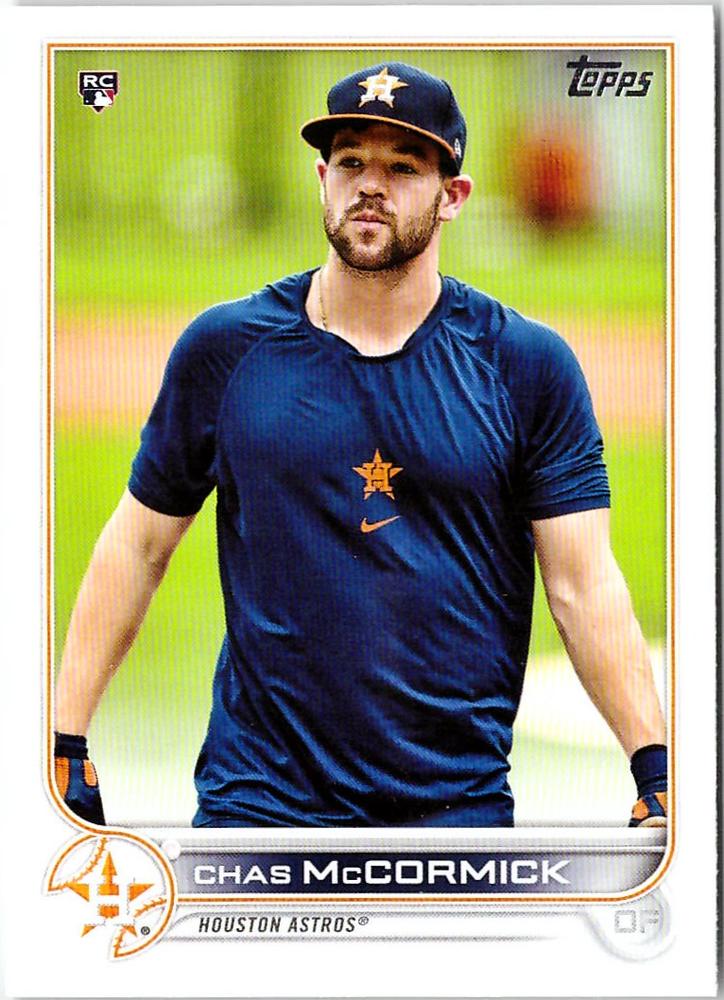 Chas McCormick #135 Houston Astros (Blue t-shirt) | 2022 Topps
