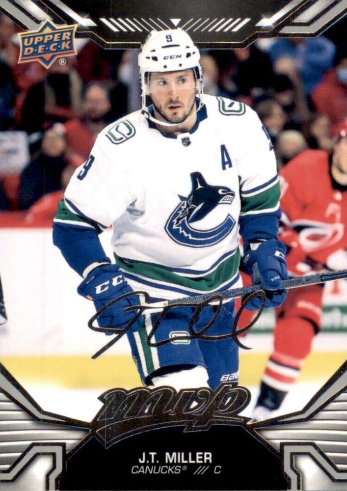 J.T. Miller #135 Vancouver Canucks | 2022-23 Upper Deck MVP Silver Script
